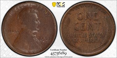 1922 No D 1C Strong Reverse VG10BN