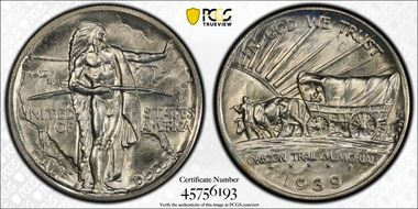 1939-S 50C Oregon MS66