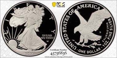 2022-S $1 Silver Eagle PR69DCAM