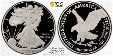 2022-S $1 Silver Eagle PR69DCAM