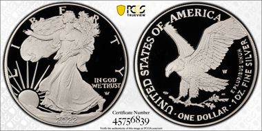 2022-W  $1 Silver Eagle PR69DCAM