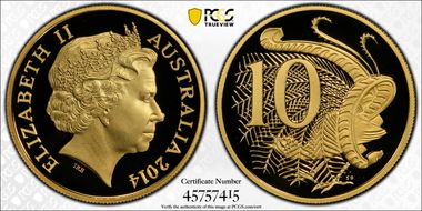 2014 10C Gold PR70DCAM
