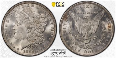 1885-O $1 MS64