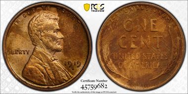 1919-S 1C N1BN