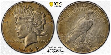 1935-S $1 XF40