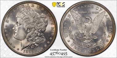 1886 $1 MS65