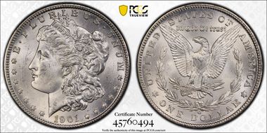 1901-O $1 MS64