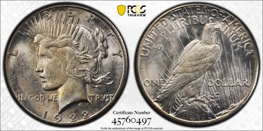 1922-S $1 MS64