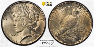 1926 $1 MS62