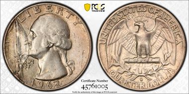 1962-D 25C VF35