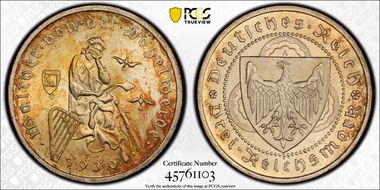 1930-A 3 Mk Vogelweide J-344 MS66