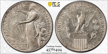 1915-S 50C Panama-Pacific N1