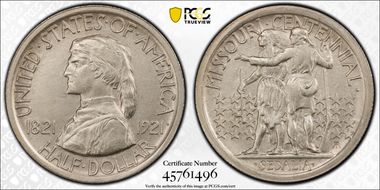 1921 50C Missouri N1