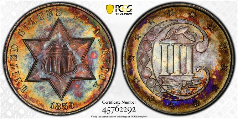 Cert 45762292 - Coin Image