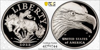 2022-P Medal American Liberty PR69DCAM