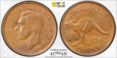 1942 Y. (p) 1D MS63BN