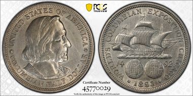 1893 50C Columbian N1