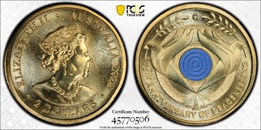 2022-C $2 Peacekeeping Colorized MS68