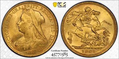 1901-S Sov S-3877 MS63