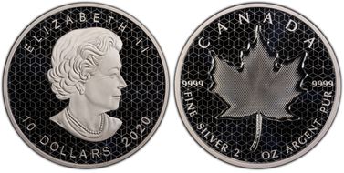 2020 ML$10 Pulsating Maple Leaf PR70DCAM