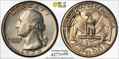 1970-D 25C MS67