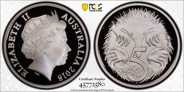 2018 5C Silver PR69DCAM