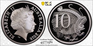 2018 10C Silver PR69DCAM