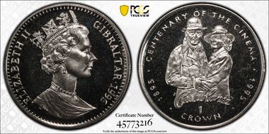 1996-PM Crown Casablanca Centenary of the Cinema MS67