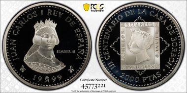 1999 2000 P Isabel II PR69DCAM