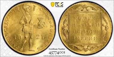 1927 Ducat KM-83.1  Au MS64