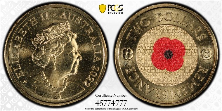 Cert 45774777 - Coin Image