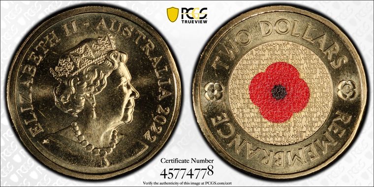 Cert 45774778 - Coin Image