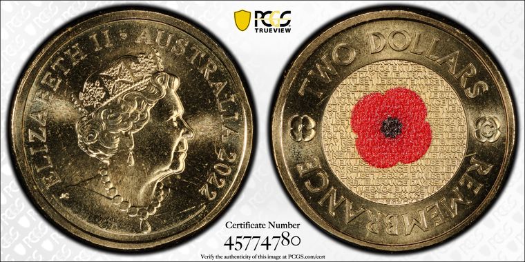 Cert 45774780 - Coin Image