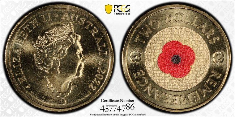 Cert 45774786 - Coin Image