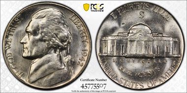 1942-S/S 5C RPM, FS-501 MS66