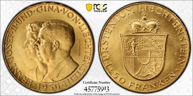 1956 50 Fr MS65