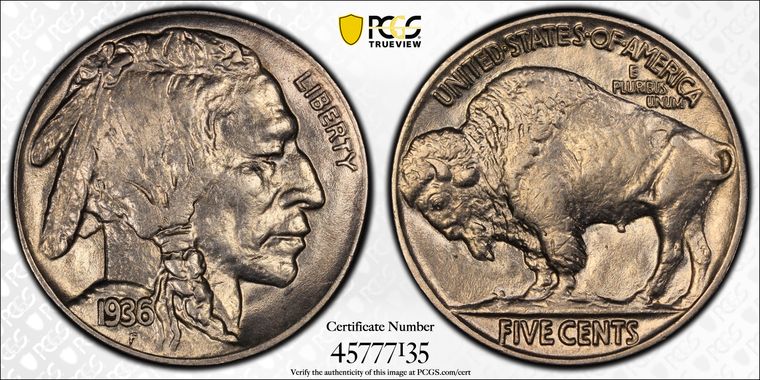 Cert 45777135 - Coin Image