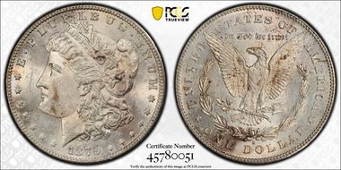 1879-S $1 VAM 4, Rev. of 1878 MS61