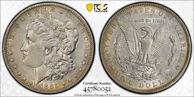 1885-S $1 VAM 6, S/S XF45