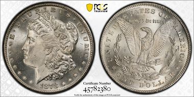 1878-S $1 MS64