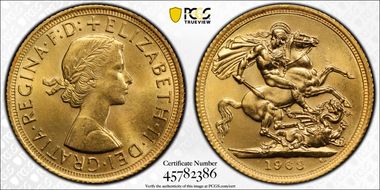 1963 Sov S-4125 St. George MS62