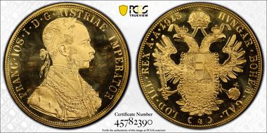 "1915" 4 Duc Restrike MS66PL