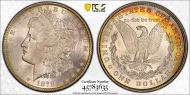 1878 8TF $1 MS63