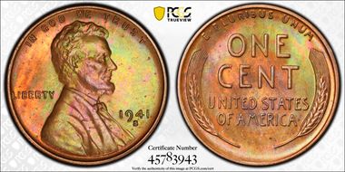 1941-S 1C MS65BN