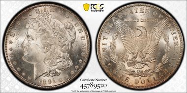 1891-S $1 MS64