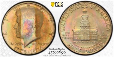 1976-D 50C Clad MS67