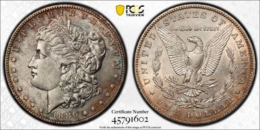 1886-S $1 AU50