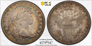 1803 50C Large 3 VF20