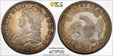 1827 50C Square Base 2 XF45