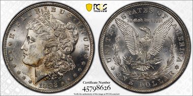 1882-O $1 MS62
